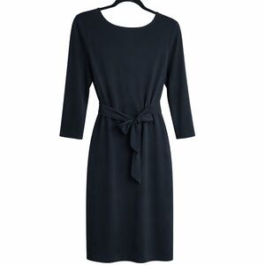 New York & Co. tie front stretch black dress sz medium